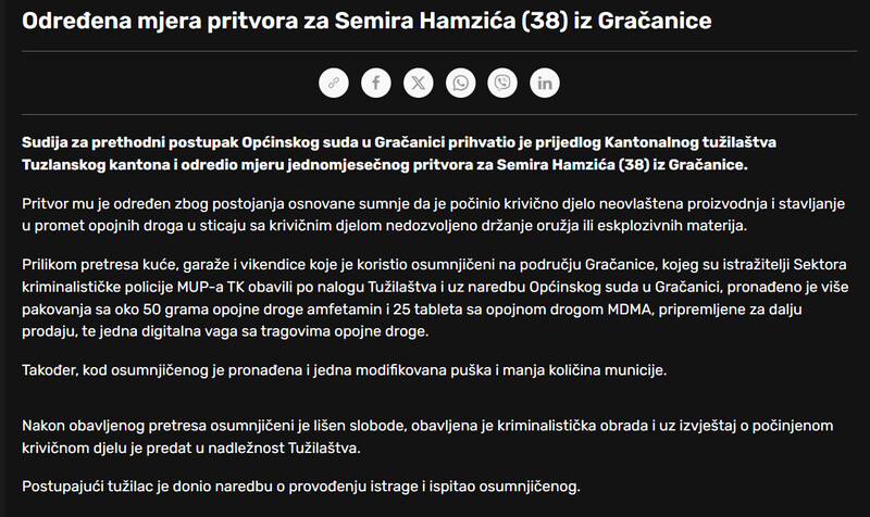 Bosnia-and-Herzegovina-avmp/Odredena-mjera-pritvora-za-Semira-Hamzica-38-iz-Gracanice