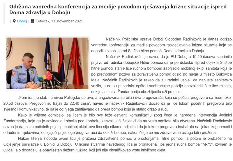 Bosnia-and-Herzegovina-avmp/Odrzana-vanredna-konferencija-za-medije-povodom-rjesavanja-kri
