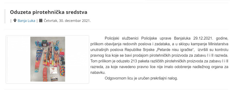 Bosnia-and-Herzegovina-avmp/Oduzeta-pirotehnicka-sredstva