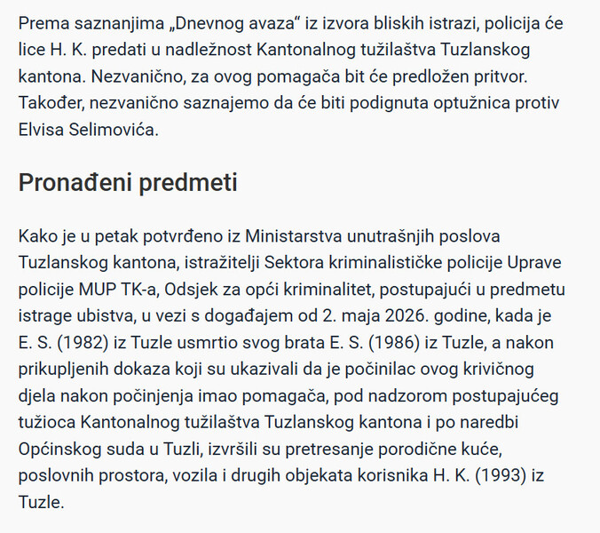 Bosnia-and-Herzegovina-avmp/Opasni-Elvis-koji-je-brata-ubio-iz-automatske-puske-imao-pomagaca_2