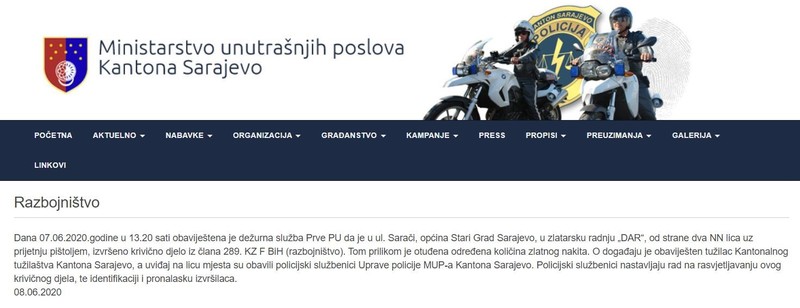 Bosnia-and-Herzegovina-avmp/Oruzana-pljacka-zlatare-u-Sarajevu