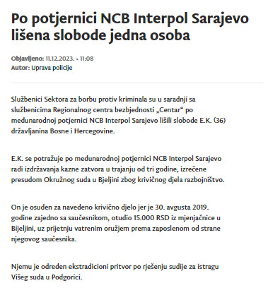 Bosnia-and-Herzegovina-avmp/Osoba-lisena-slobode-po-poternici