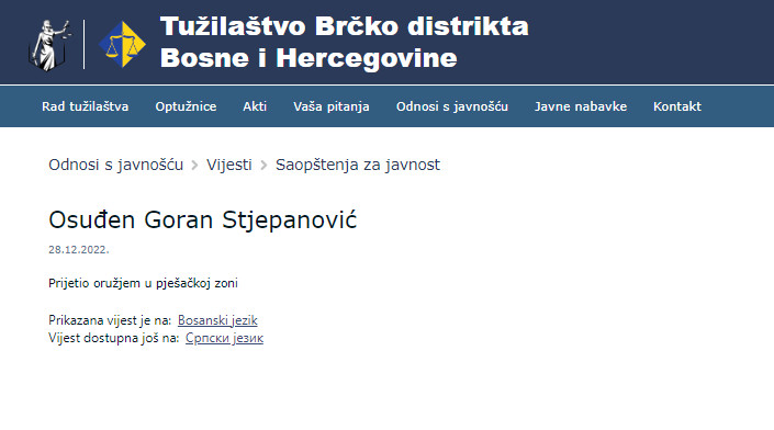 Bosnia-and-Herzegovina-avmp/Osudjen-Goran-Stjepanovic