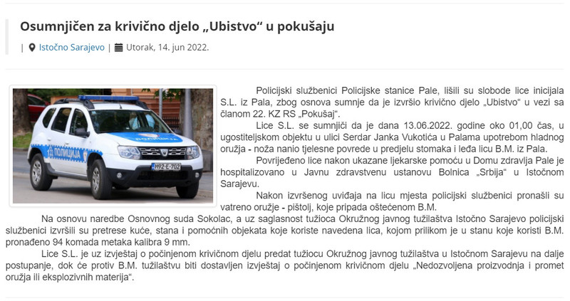 Bosnia-and-Herzegovina-avmp/Osumnjicen-za-krivicno-djelo-Ubistvo-u-pokusaju