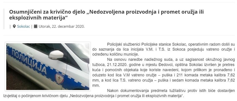Bosnia-and-Herzegovina-avmp/Osumnjiceni-za-krivicno-djelo-Nedozvoljena-proizvodnja-i-prome