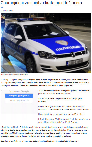 Bosnia-and-Herzegovina-avmp/Osumnjiceni-za-ubistvo-brata-pred-tuziocem---Glas-Srpske