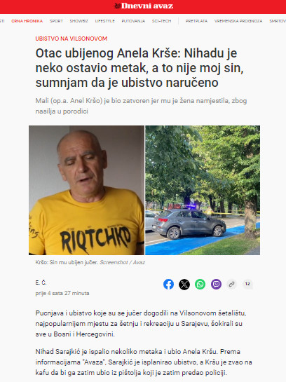 Bosnia-and-Herzegovina-avmp/Otac-ubijenog-Anela-Krse_-Nihadu-je-neko-ostavio-metak-a-to-ni
