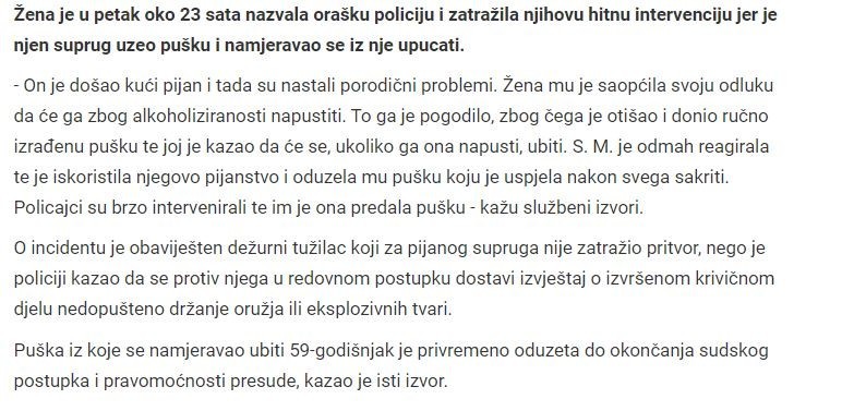 Bosnia-and-Herzegovina-avmp/Otela-pusku-suprugu-i-sprijecila-samoubistvo_2