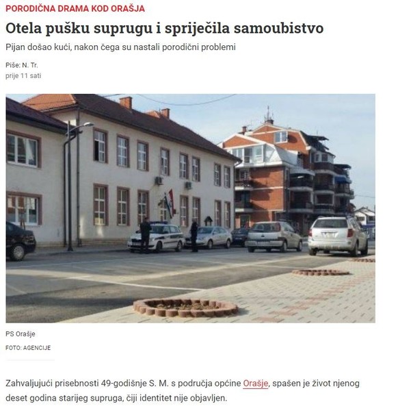 Bosnia-and-Herzegovina-avmp/Otela-pusku-suprugu-i-sprijecila-samoubistvo