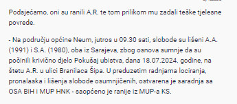Bosnia-and-Herzegovina-avmp/Otkrivamo-identitet-osoba-koje-su-uhapsene-u-Neumu_-Ranili-mus