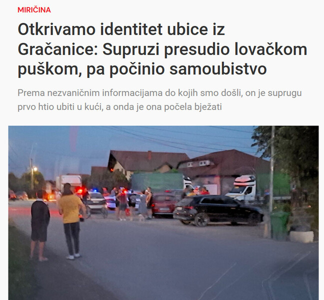 Bosnia-and-Herzegovina-avmp/Otkrivamo-identitet-ubice-iz-Gracanice-Supruzi-presudio-lovackom-puskom-pa-pocinio-samoubistvo