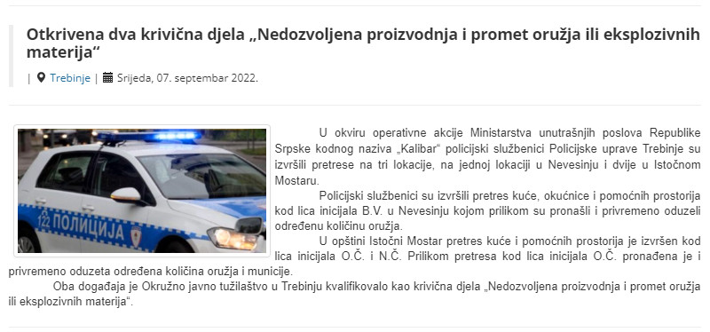 Bosnia-and-Herzegovina-avmp/Otkrivena-dva-krivicna-djela-Nedozvoljena-proizvodnja-i-promet_1