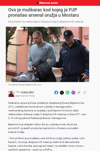 Bosnia-and-Herzegovina-avmp/Ovo-je-muskarac-kod-kojeg-je-FUP-pronasao-arsenal-oruzja-u-Mo