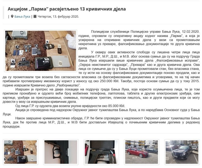 Bosnia-and-Herzegovina-avmp/Parma-raid