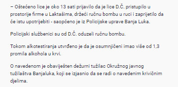 Bosnia-and-Herzegovina-avmp/Pijan-upao-u-firmu-s-bombom-u-ruci_-Prijetio-da-ce-je-aktivira_1