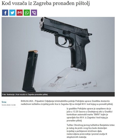 Bosnia-and-Herzegovina-avmp/Pistol-seizure