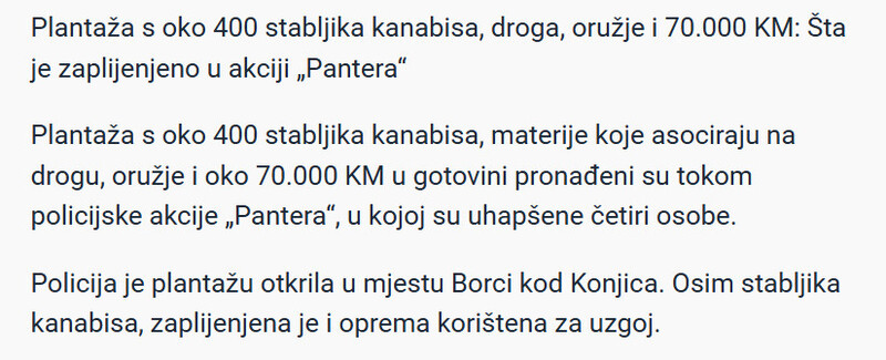Bosnia-and-Herzegovina-avmp/Pogledajte-sta-je-zaplijenjeno-u-akciji-Pantera-Oko-400-stabljika-kanabisa-droga-oruzje-i-70.000-KM_4