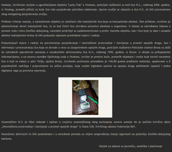 Bosnia-and-Herzegovina-avmp/Pojacanim-aktivnostima-policije-u-Visokom-i-Brezi-pronadeno-o_1_1