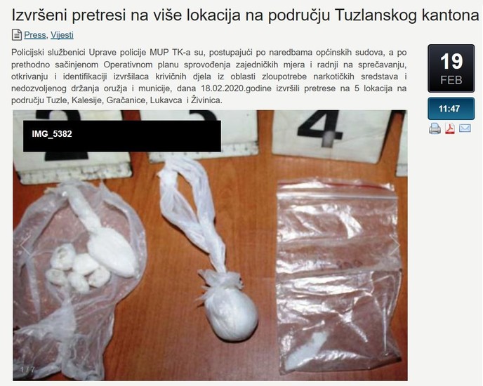 Bosnia-and-Herzegovina-avmp/Police-raid-Tuzla