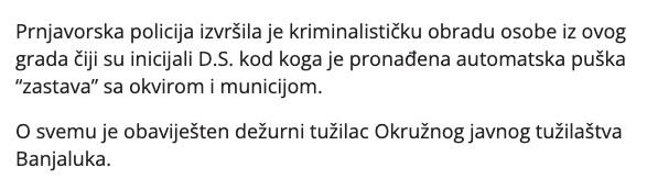 Bosnia-and-Herzegovina-avmp/Policija-hapsila-u-Prnjavoru-i-Laktasima-zbog-droge