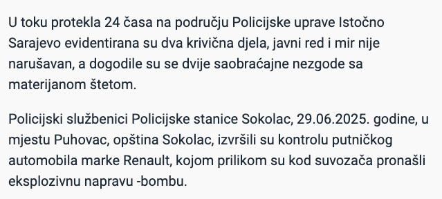 Bosnia-and-Herzegovina-avmp/Policija-na-Sokocu-kod-suvozaca-u-Renaultu-pronasla-bombu1