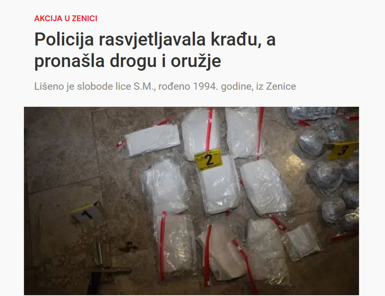 Bosnia-and-Herzegovina-avmp/Policija-rasvjetljavala-kradu-a-pronasla-drogu-i-oruzje