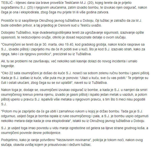 Bosnia-and-Herzegovina-avmp/Posvadali-se-kod-groblja-pa-umalo-izginuli