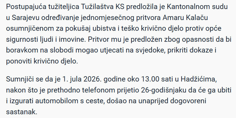 Bosnia-and-Herzegovina-avmp/Predlozen-pritvor-Amaru-Kalacu-osumnjicenom-za-ranjavanje-muskarca-u-Hadzicima_1