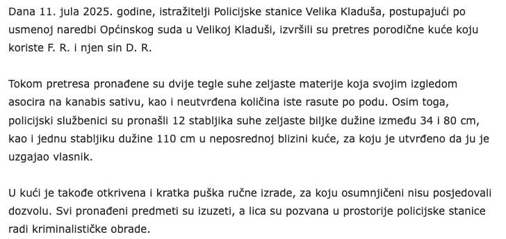Bosnia-and-Herzegovina-avmp/Pretres-u-Velikoj-Kladusi_-Pronadena-veca-kolicina-droge-i-nel_1