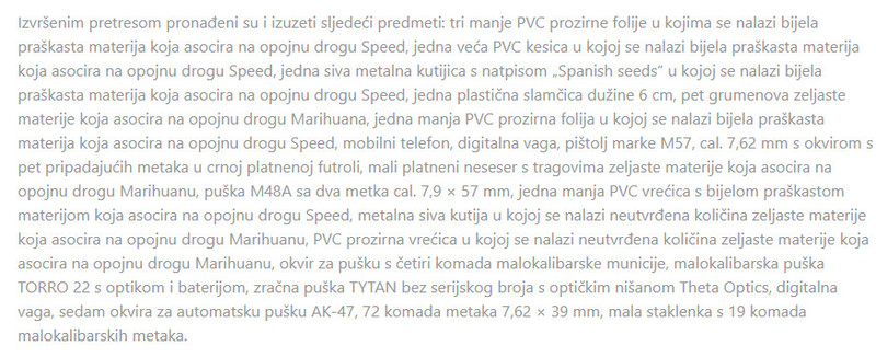 Bosnia-and-Herzegovina-avmp/Prilikom-pretresa-pronadena-opojna-droga-i-veca-kolicina-oruzj_1