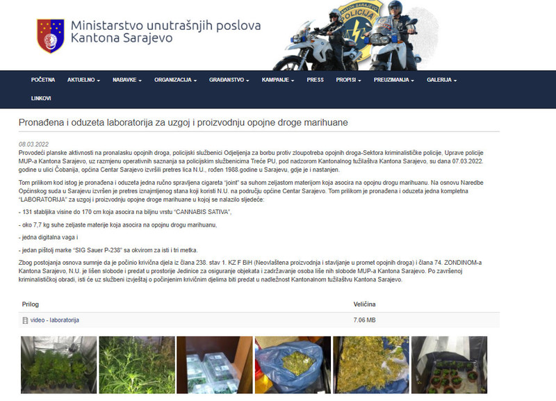 Bosnia-and-Herzegovina-avmp/Pronadena-i-oduzeta-laboratorija-za-uzgoj-i-proizvodnju-opojne