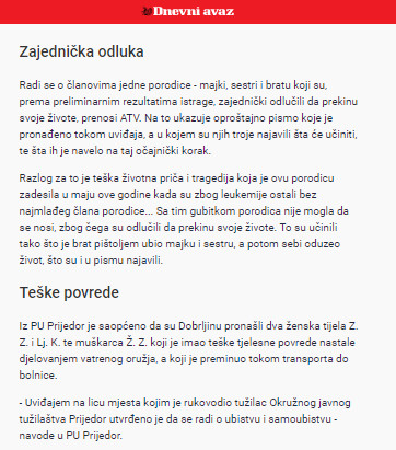 Bosnia-and-Herzegovina-avmp/Pronadeno-oprostajno-pismo_-Ubio-majku-i-sestru-pa-sebe_1