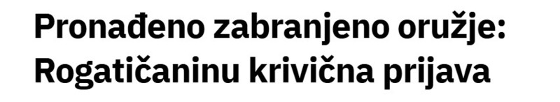 Bosnia-and-Herzegovina-avmp/Pronadeno-zabranjeno-oruzje-Rogaticaninu-krivicna-prijava