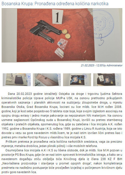 Bosnia-and-Herzegovina-avmp/Pronadjena-odredjena-kolicina-narkotika