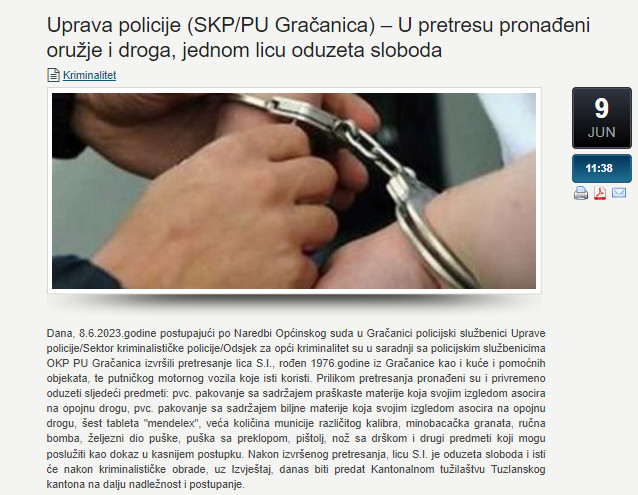Bosnia-and-Herzegovina-avmp/Pronadjeni-oruzje-i-droga