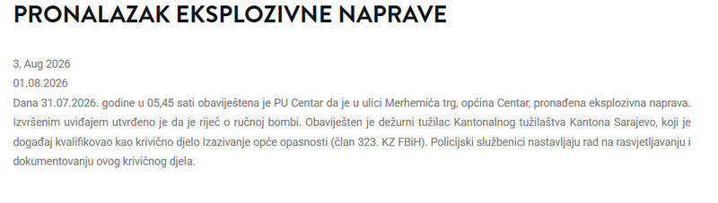 Bosnia-and-Herzegovina-avmp/Pronalazak-eksplozivne-naprave