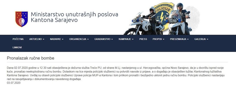 Bosnia-and-Herzegovina-avmp/Pronalazak-rucne-bombe