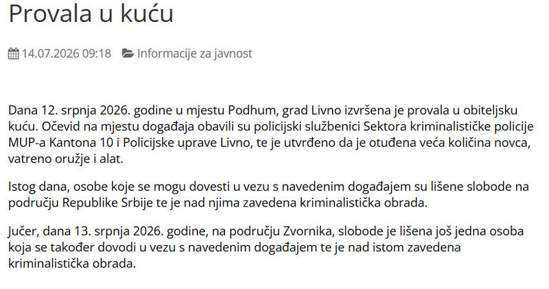 Bosnia-and-Herzegovina-avmp/Provala-u-kucu