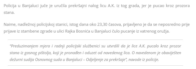 Bosnia-and-Herzegovina-avmp/Pucao-kroz-prozor-stana-pa-zaradio-prekrsajni-nalog_1