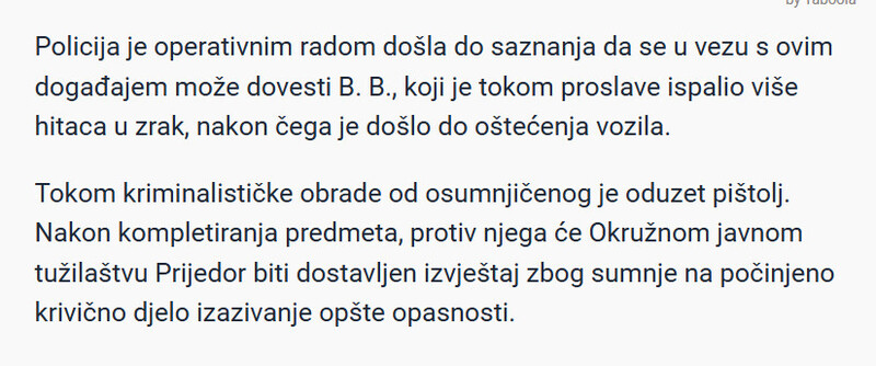 Bosnia-and-Herzegovina-avmp/Pucao-na-proslavi-u-Prijedoru-Metak-zalutao-pa-ostetio-vozilo_2