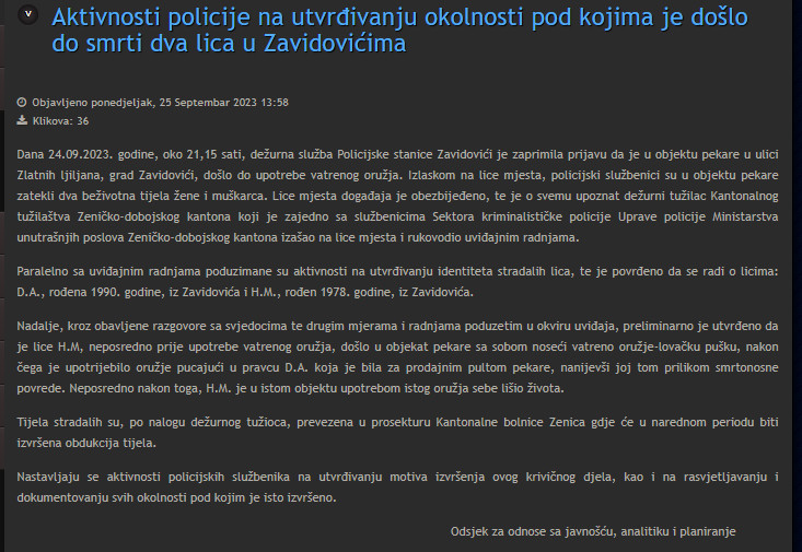 Bosnia-and-Herzegovina-avmp/Pucnjava-Zavidovici