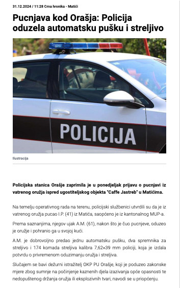 Bosnia-and-Herzegovina-avmp/Pucnjava-kod-Orasja_-Policija-oduzela-automatsku-pusku-i-strel