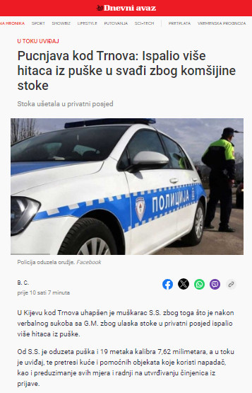 Bosnia-and-Herzegovina-avmp/Pucnjava-kod-Trnova_-Ispalio-vise-hitaca-iz-puske-u-svadi-zbog