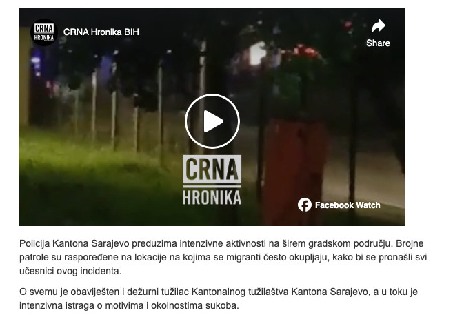 Bosnia-and-Herzegovina-avmp/Pucnjava-u-Sarajevu-vise-povrijedenih-VIDEO2
