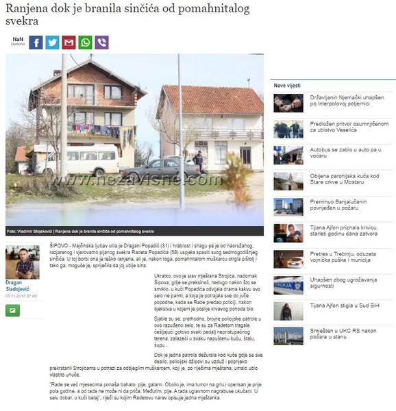 Bosnia-and-Herzegovina-avmp/Ranjena-dok-je-branila-sincica-od-pomahnitalog-svekra