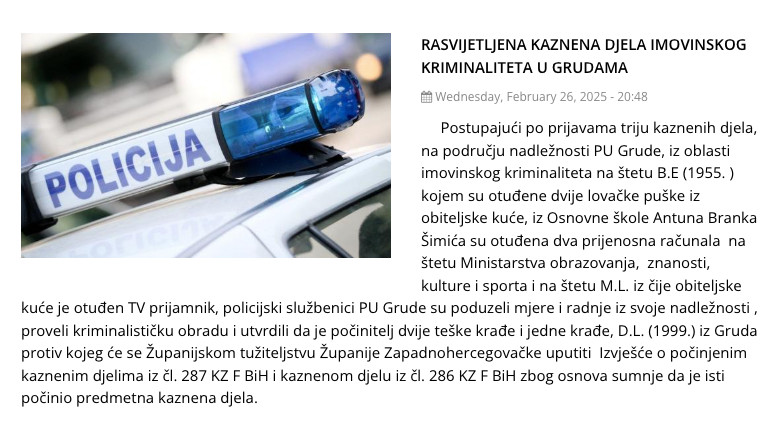 Bosnia-and-Herzegovina-avmp/Rasvijetljena-kaznena-djela-imovinskog-kriminaliteta-u-Grudama