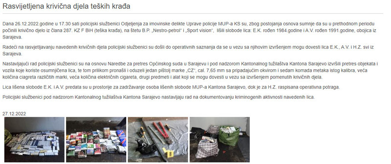 Bosnia-and-Herzegovina-avmp/Rasvijetljena-krivicna-djela-teskih-kradja