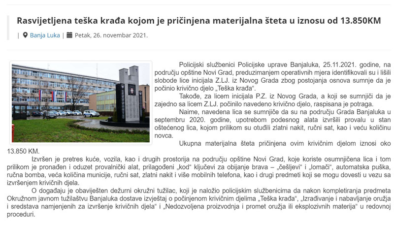 Bosnia-and-Herzegovina-avmp/Rasvijetljena-teska-krada-kojom-je-pricinjena-materijalna-stet