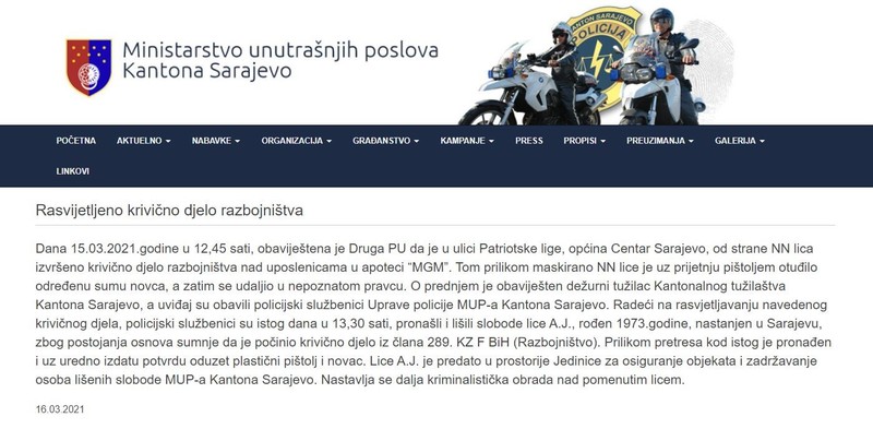 Bosnia-and-Herzegovina-avmp/Rasvijetljeno-krivicno-djelo-razbojnistva-_-MUP_15.03