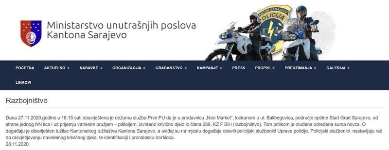 Bosnia-and-Herzegovina-avmp/Razbojnistvo-_-27.11